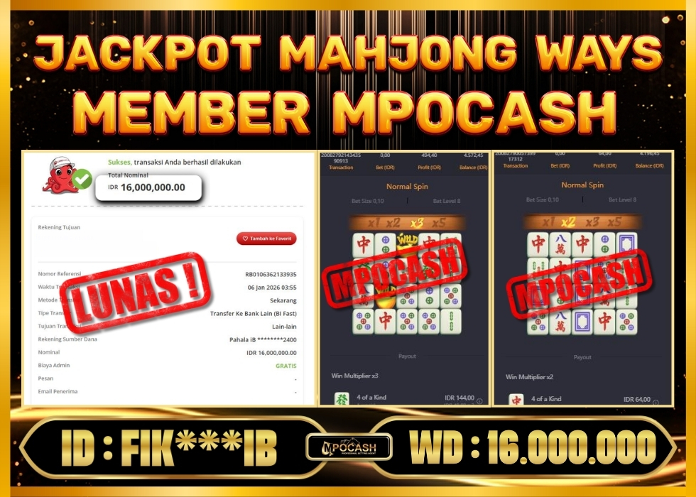 MPOCASH JACKPOT MAHJONG WAYS